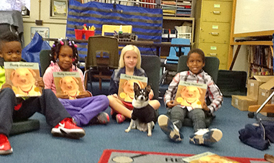 Buddy Unchained in the classroom